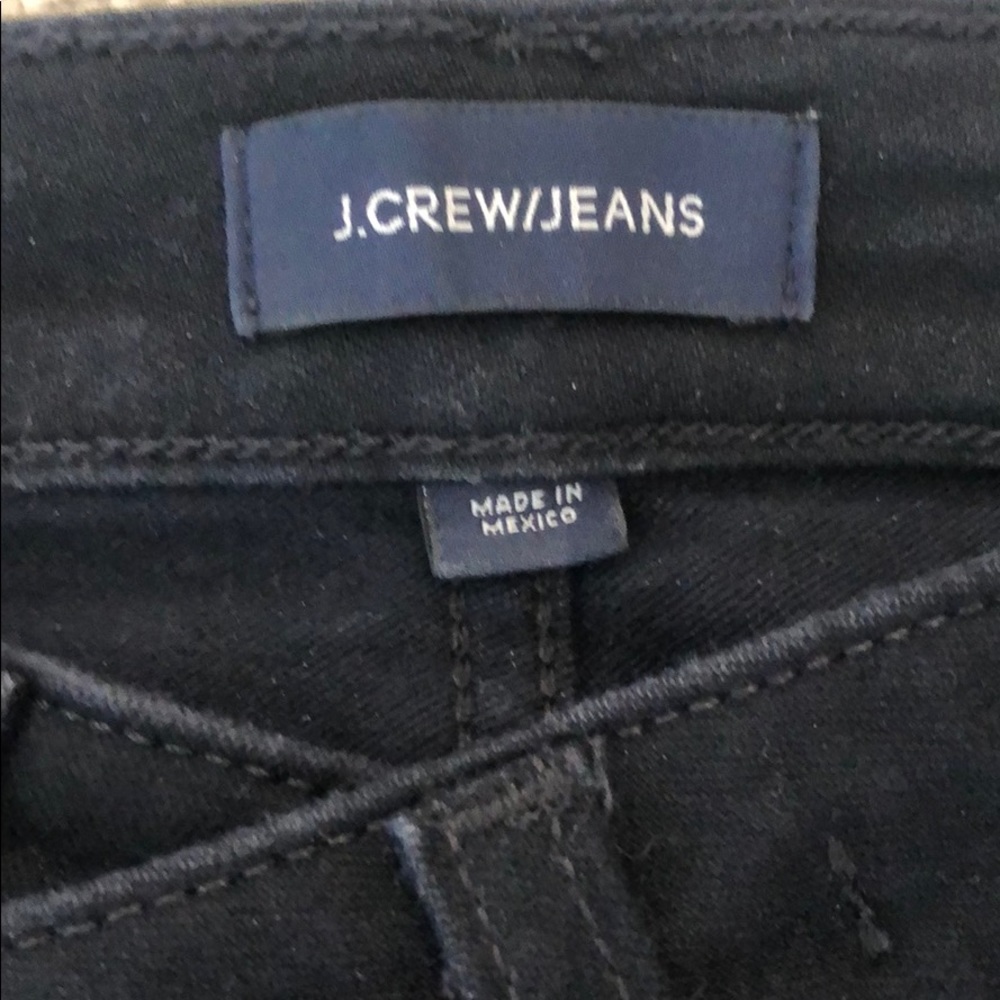 Black toothpick jeans